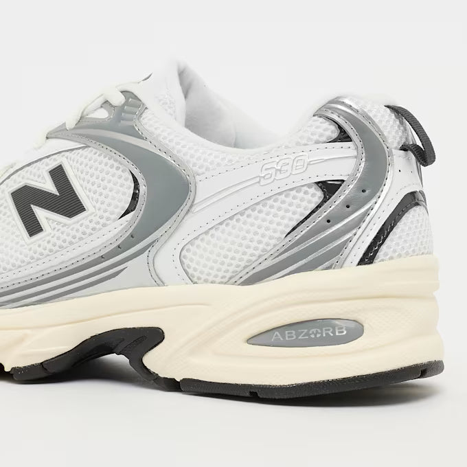 New Balance 530 White Silver Sneaker