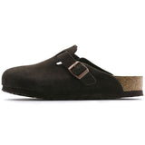 Birkenstock Boston Soft Footbed Suede Leather Mocha
