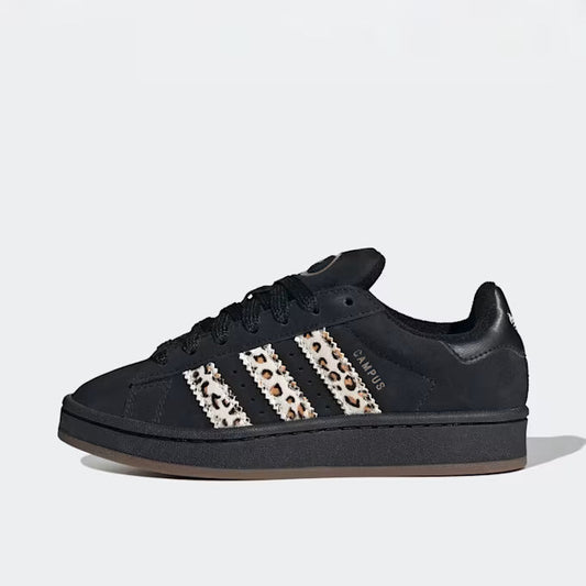 Adidas Campus 00s Kids Black Leopard Sneaker