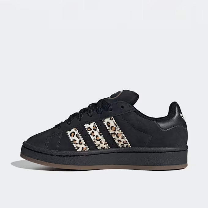 Adidas Campus 00s Kids Black Leopard Sneaker