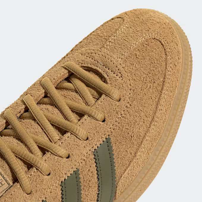 Adidas Handball Spezial Men's Beige Olive Green Sneaker