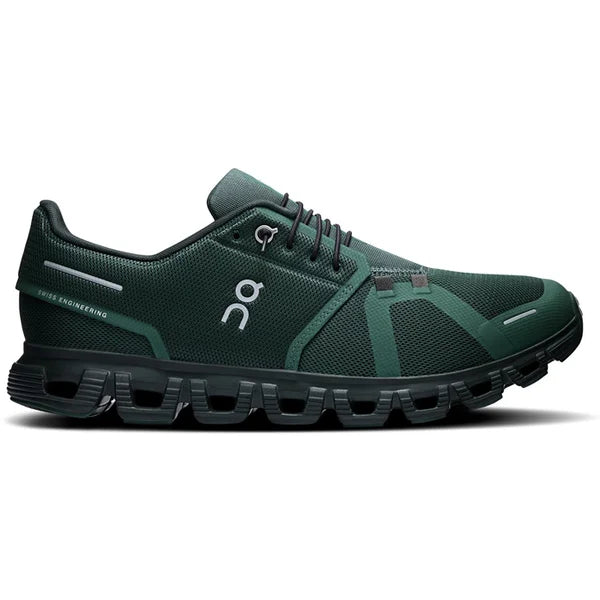 On Cloud 6 Evergreen Black Sneaker