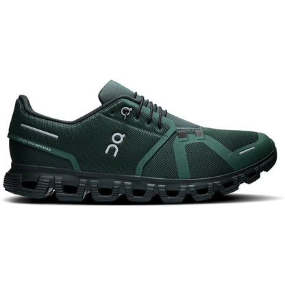 On Cloud 6 Evergreen Black Sneaker