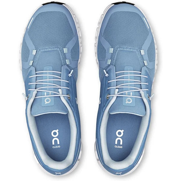 On Cloud 6 Chambray White Sneaker