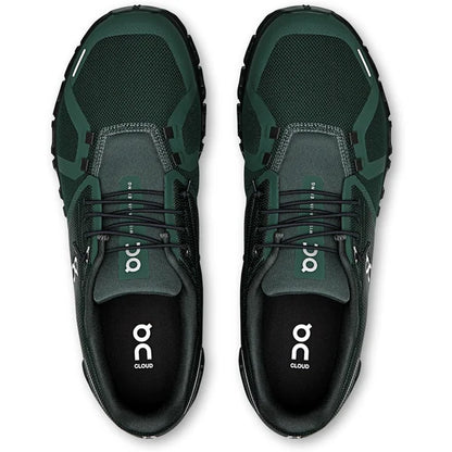 On Cloud 6 Evergreen Black Sneaker
