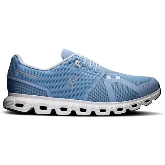 On Cloud 6 Chambray White Sneaker