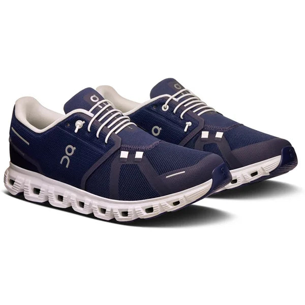 On Cloud 6 Midnight White Sneaker
