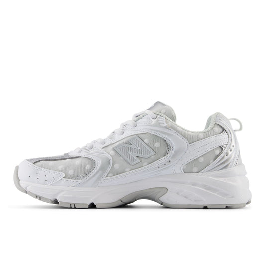 New Balance – 530 – White Silver Metallic Polka Dots 1
